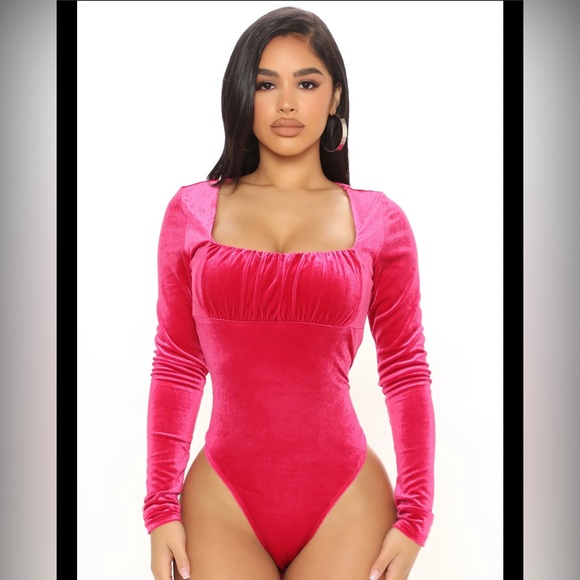 Fashion Nova velour bodysuit! NWOT - Picture 1 of 2